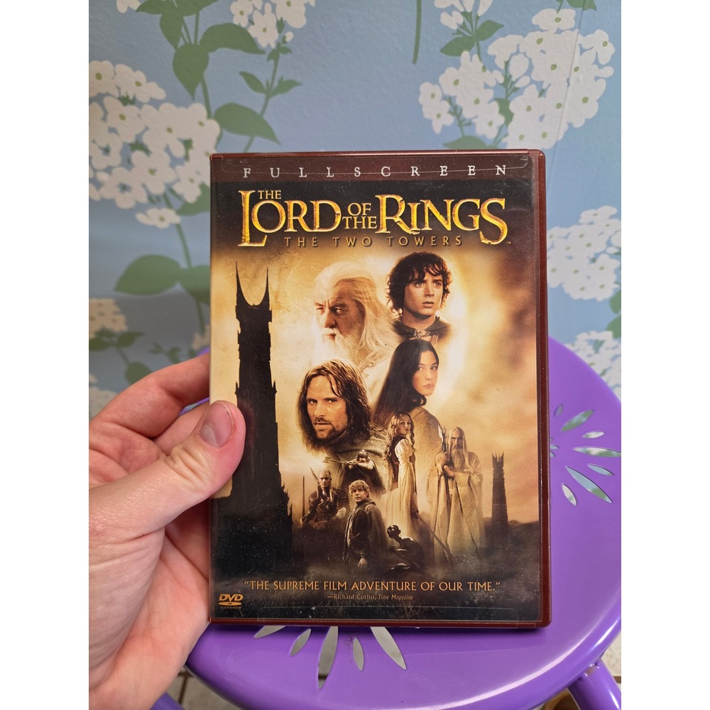 The Lord of the Rings The Two Towers DVD Full Screen 2-Disc Set 2003 Movie